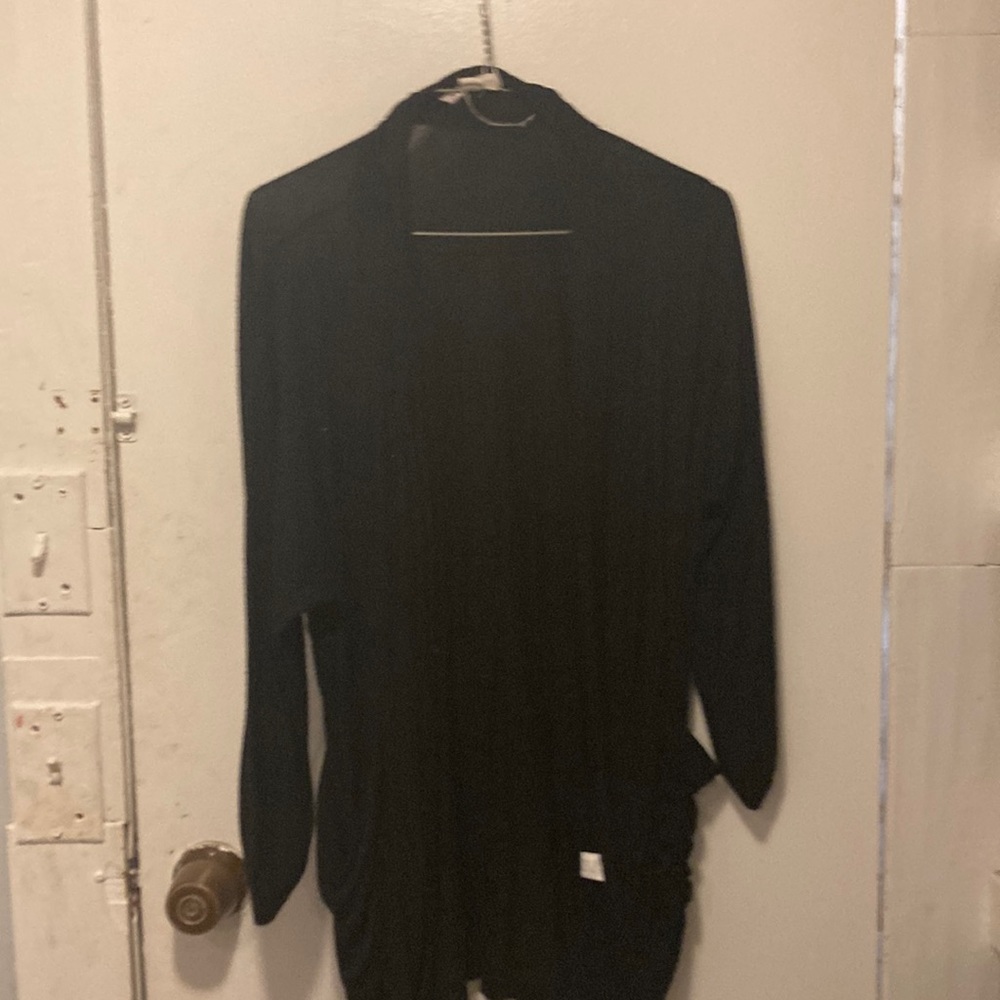 Black cardigan
